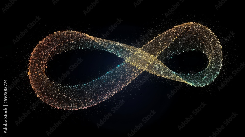 Poster Develops infinity symbol for agile software development. Generative ai