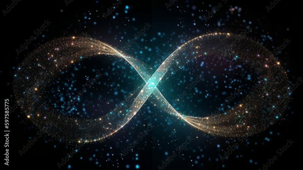 Poster Develops infinity symbol for agile software development. Generative ai