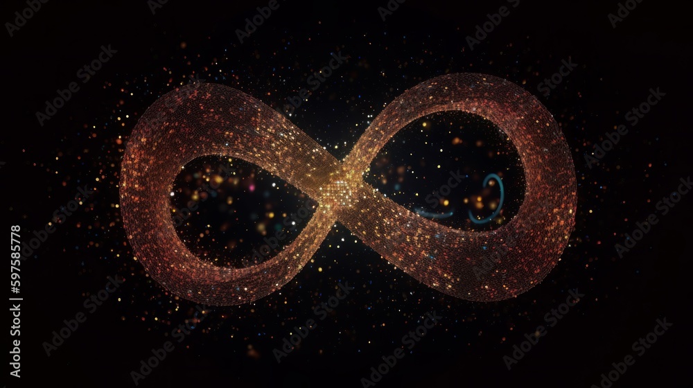 Poster Develops infinity symbol for agile software development. Generative ai