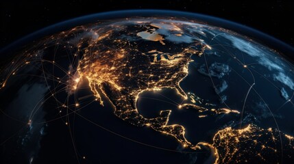 Earth from Space. Generative ai