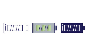 Fototapeta premium Battery vector icon