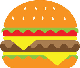 cheeseburger, hotdog icon