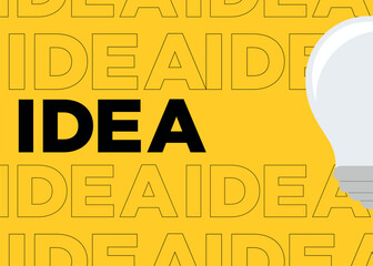 Obraz premium idea ilustración