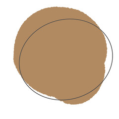 Pastel circle shape