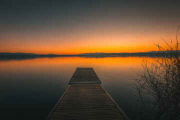 lago di varese - sunset