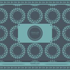 Template for your design with absract geometric shapes for packing, banner, flyer and print design. Workpiece for your design.	
