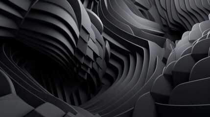 Fototapeta premium Abstract 3D Background. Generative AI