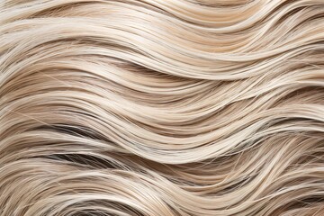 Beautiful healthy shiny hair texture, generative ai.