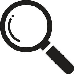 magnifying glass icon  search and zoom symbol