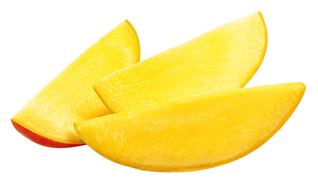 Mango isolated on white background, full depth of field