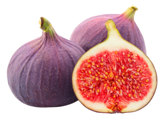 fig isolated on white background, full depth of field