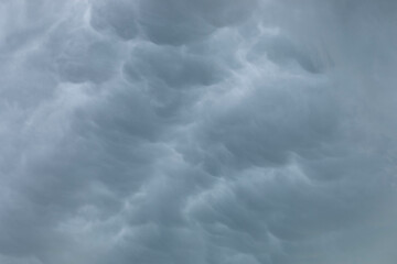 Thunderstorms building before the tornados in Oklshoma.