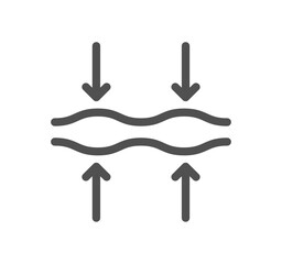 Skin care related icon outline and linear vector.