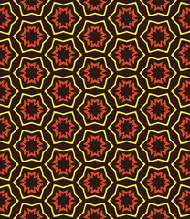 Multi color seamless abstract pattern. Background and backdrop. Multi Colored. Colorful ornamental design. Colored mosaic ornaments. Vector graphic illustration. EPS10.