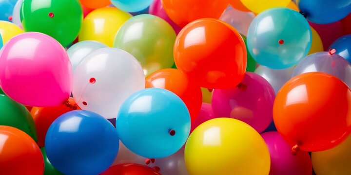 colorful balloons background