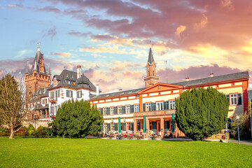 Fototapeta premium Park, Weinheim, Deutschland 
