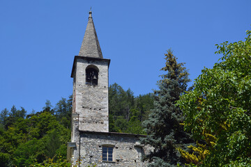 Fototapeta na wymiar Chiesa San Remigio in Loco, Valle Onsernone, Kanton Tessin