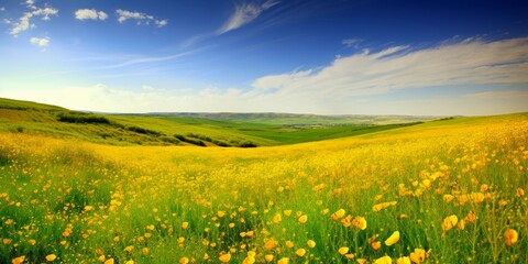 Obraz premium field and sky