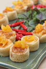 mini cheese tulip with apricot1