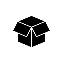 Box icon vector. Box sign. delivery package. parcel box.