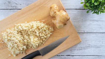 生姜のみじん切り　イメージ