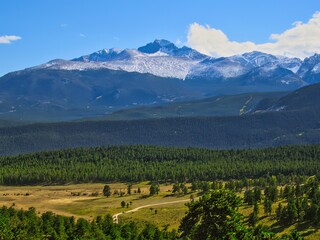 Fototapeta na wymiar Longs Peak Rocky Mountain National Park Colorado