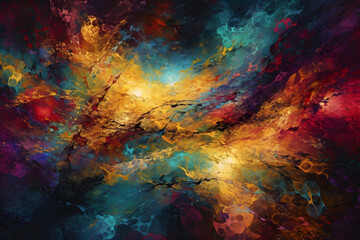 Obraz na płótnie Canvas Colorful Abstract Background Art Wallpaper