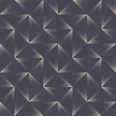 Unique Triangular Grid Geometric Seamless Pattern Trend Vector Abstract Background. Ultra Modern Graphic Repetitive Trendy Mod Abstraction For Apparel And Textile Design. Stipple Endless Illustration