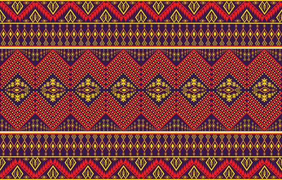 Abstract geometric tribal ethnic fabric pattern for print textiles. striped pillows, blankets, bed sheets, tablecloths