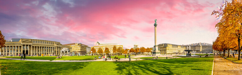Zentraler Platz, Stuttgart, Baden Wuerttemberg, Deutschland 