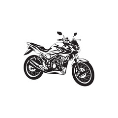 Obraz na płótnie Canvas Yamaha Vixion Motorcycle Vector Image