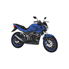 Obraz na płótnie Canvas Yamaha Vixion Motorcycle Vector Image