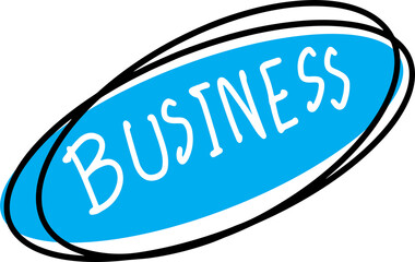 The Business icon cartoon style