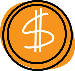 The Business icon cartoon style