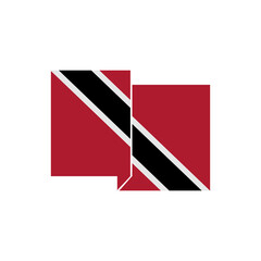 Trinidad flags icon set, Trinidad independence day icon set vector sign symbol