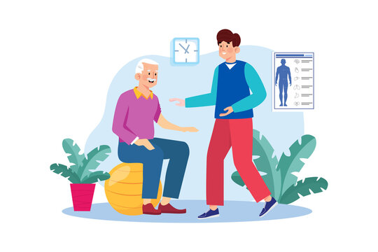 An occupational therapist helps patients improve their ability to perform daily activities