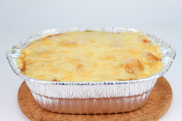 手作り焼きチーズカレー　家庭料理
