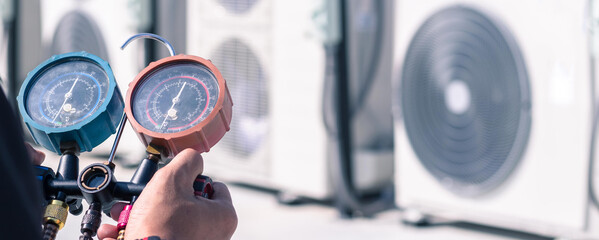 air conditioner ,measuring equipment for filling air conditioners.