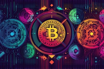 Bitcoin Colourful 