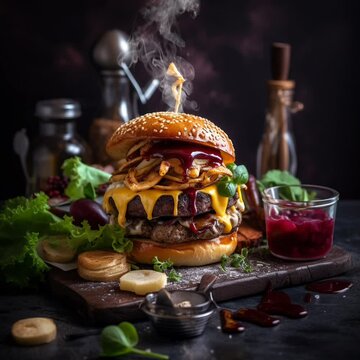 Satisfy Your Cravings with Our Luxurious Burger
