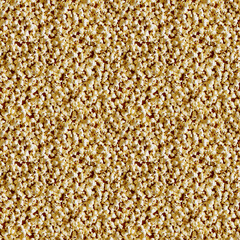 Fototapeta premium AI-Generated. Plain Salted popcorn on white for seamless background uses