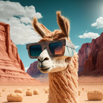 camel in the desert