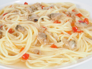 パスタ　ボンゴレビアンコ　あさりのスパゲッティ
