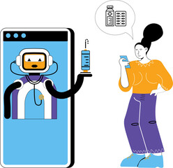 Artificial Intelligence (AI) icon concept with ChatGPT, artificial intelligence chatbot, Machine learning