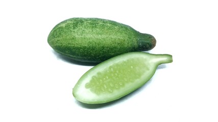 Cucumber isolated on a white background 