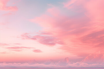 Fototapeta premium Sunset over the sea. Generative AI.