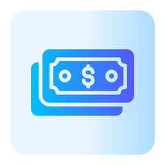 money gradient icon