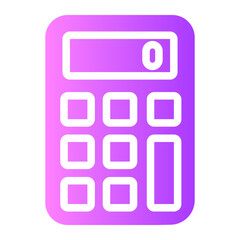 calculator gradient icon