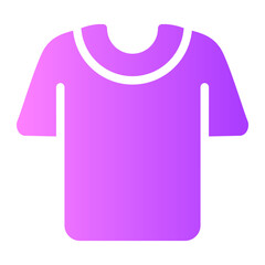 t shirt gradient icon