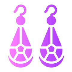 earrings gradient icon